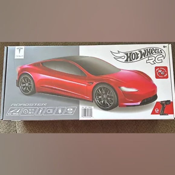 2023 Hot Wheels Remote Control Tesla Roadster Factory Sealed - Picture 1 of 4